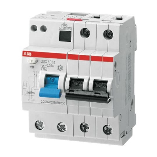 Выключатель автоматический дифференциального тока АВДТ DS202 2п 25А 30мА С AC (DS202 AC-C25/0,03)