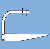 Скоба CS на лоток с основанием В 500 Скоба CS на лоток с основанием В 500